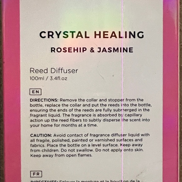 Rose Quartz Crystal Reed Diffuser - Pink - Picture 4 of 4